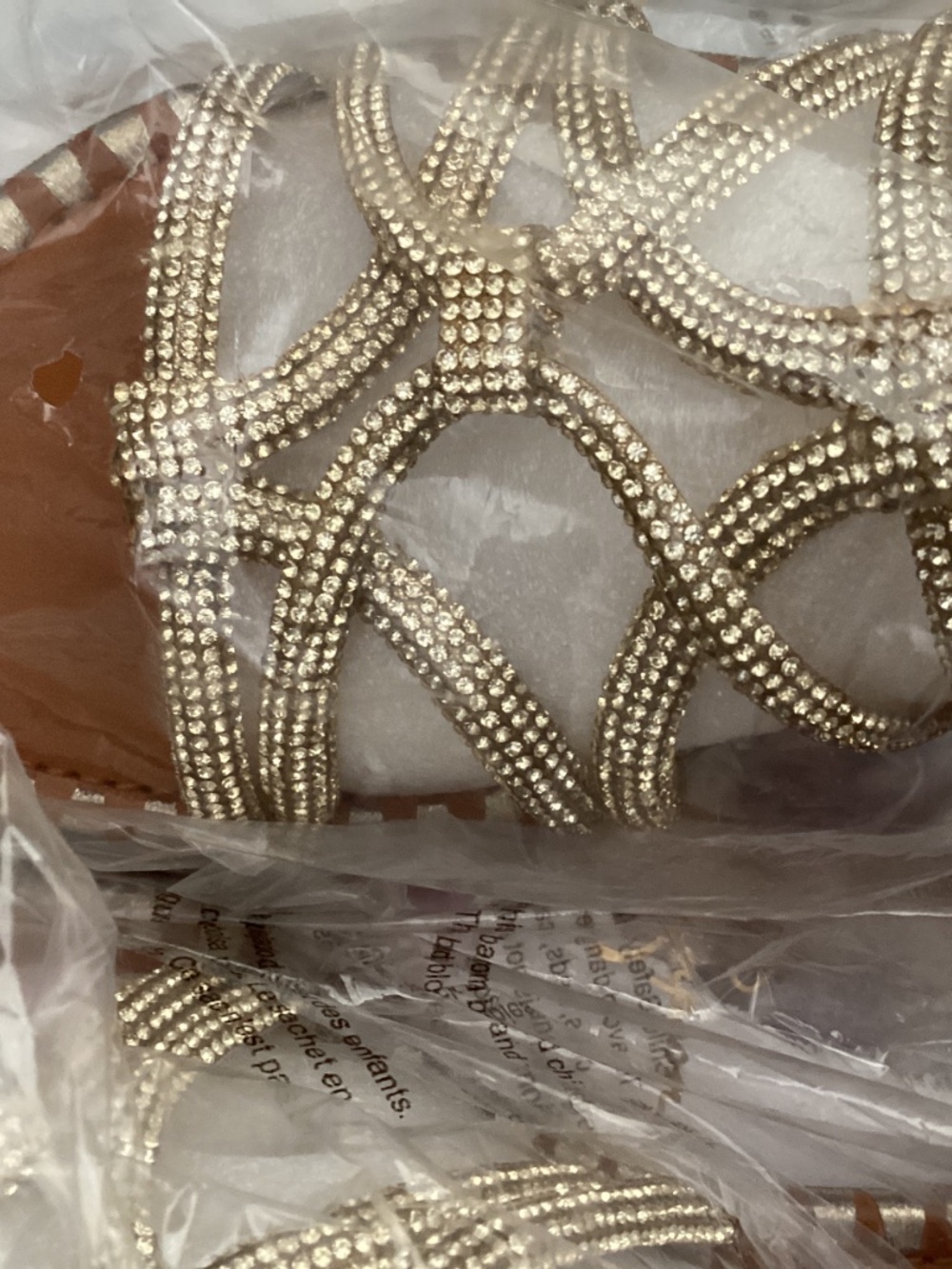 Jessica Simpson Rhinestone Sandals size 9.5 - Picture 6 of 6